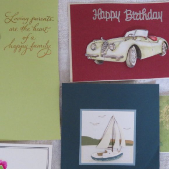 Lot of 28 Embellished & Felt CARD Fronts/Pieces All Sizes + Scraps (#988) - Picture 11 of 16